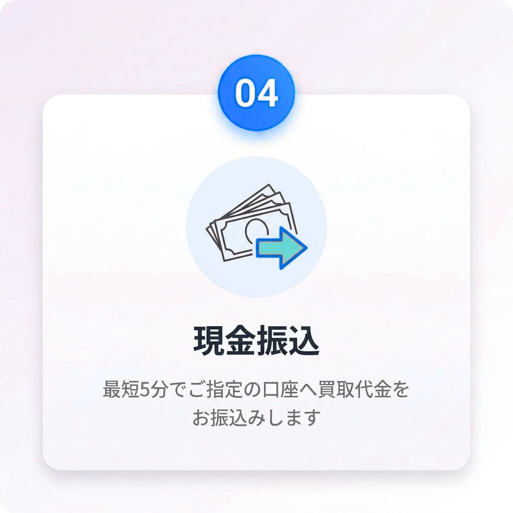 Step4 現金振込