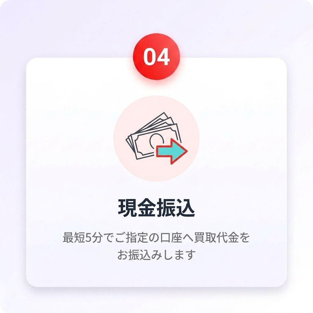 Step4 現金振込